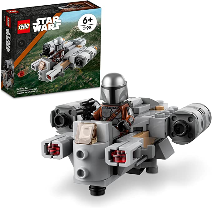 Photo 1 of LEGO Star Wars The Razor Crest Microfighter 75321 Toy Building Kit for Kids Aged 6 and Up; Quick-Build, Stud-Shooting Star Wars: The Mandalorian Gunship for Creative Play (98 Pieces)
