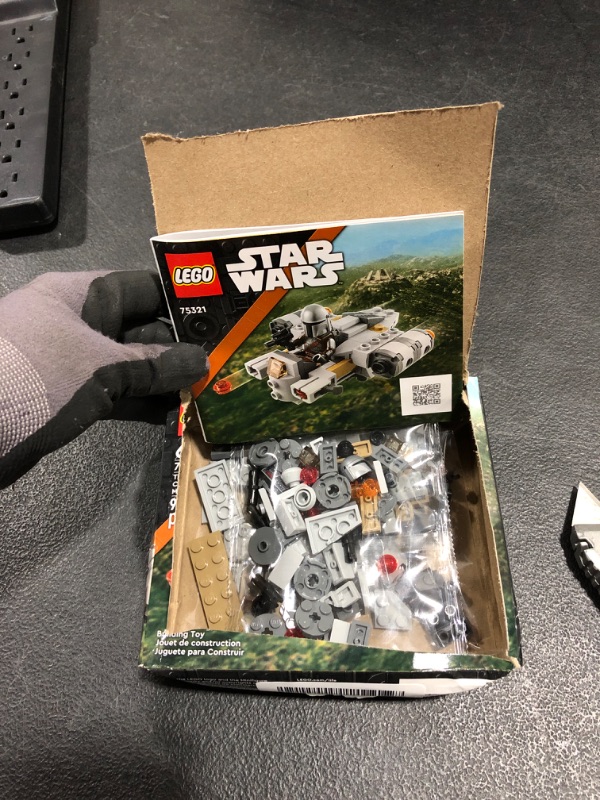 Photo 1 of LEGO Star Wars The Razor Crest Microfighter 75321 Toy Building Kit for Kids Aged 6 and Up; Quick-Build, Stud-Shooting Star Wars: The Mandalorian Gunship for Creative Play (98 Pieces)
