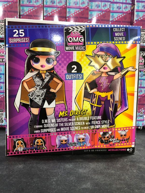Photo 1 of L.O.L. Surprise! O.M.G. Movie Magic Ms. Direct Fashion Doll with 25 Surprises & 2 Outfits