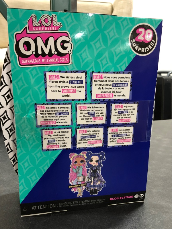 Photo 3 of L.O.L. Surprise! O.M.G. Moonlight B.B. Fashion Doll with 20 Surprises

