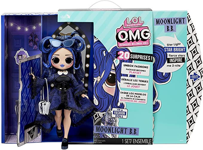 Photo 1 of L.O.L. Surprise! O.M.G. Moonlight B.B. Fashion Doll with 20 Surprises

