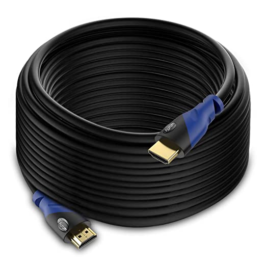 Photo 1 of Aurum Cables Ultra Series High Speed HDMI 2.0 Cable with Ethernet - 40ft HDMI Cord Supports 4K UHD Resolution, ARC, 3D - CL2 Certified - Compatible with HDTV, PC, Laptop, PS3, Xbox, Blu-ray - 1 Pack
