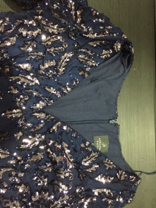 Photo 4 of Adrianna Papell Women's Stretch Sequin Gown  - size 12 