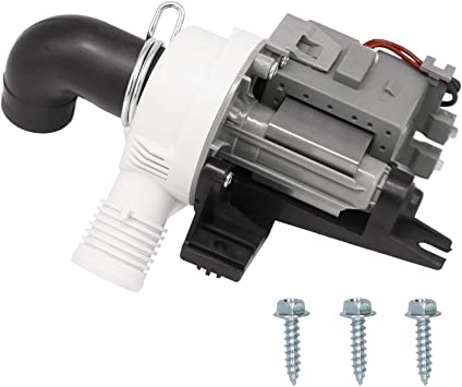 Photo 1 of AMI PARTS W10403802 W10409079 Washer Drain Pump Washing Machine Water Drain Pump Replaces 4446381 AP6020990 PS11754310 EAP11754310
