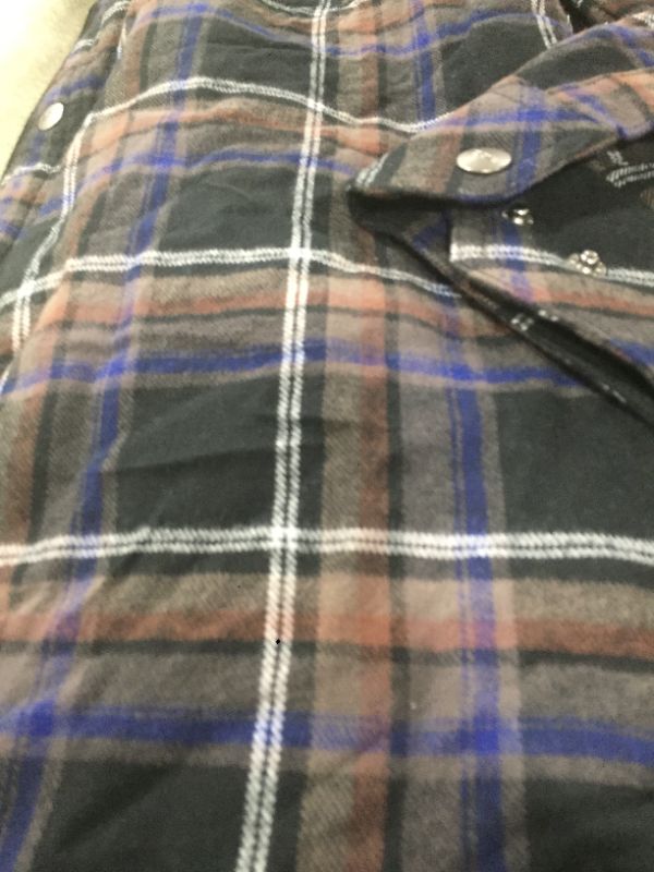 Photo 2 of CQR Men's Sherpa Lined Flannel Shirt Jacket, Soft Long Sleeve Rugged Plaid Button, Medium