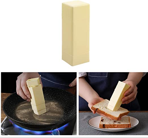 Photo 1 of Butter Dishes Simple Butter Stick Rotary Applicator,Kitchen Tools Butter Holder for Cooking Utensils,Baking Pans,corn,Toast
