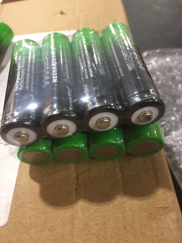 Photo 3 of 3.7V 9900mAh High Performance Rechargeable Batteries (8 Pack)
