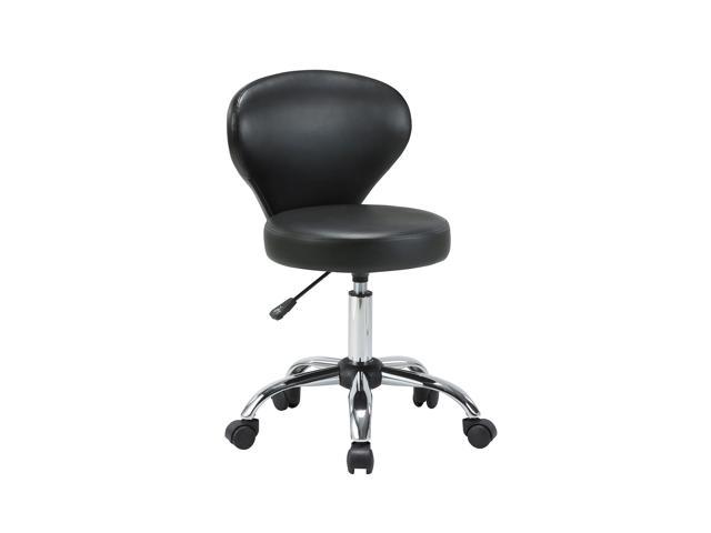 Photo 1 of Rolling Swivel Salon Stool Chair with Back Support Adjustable Hydraulic for Office Massage Facial Spa Medical Drafting Tattoo Beauty Barber
