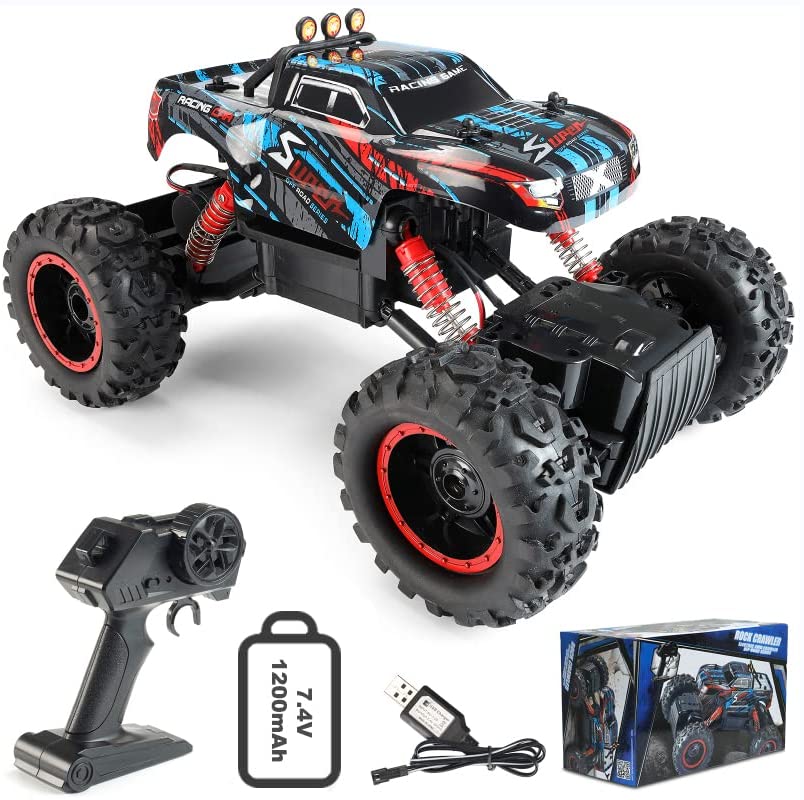 Photo 1 of Remote Control Truck RC Car 1: 12 Scale RC Truck 2.4Ghz Radio Remote Control Car RC Monster Vehicle Truck Crawler 4WD Off Road for Boys
