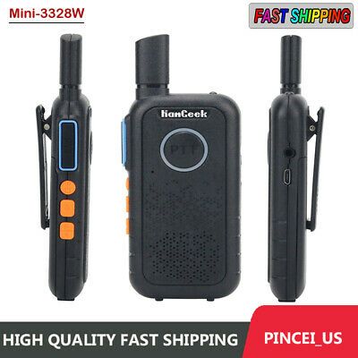 Photo 1 of HamGeek Mini-3328W Mini Transceiver FM Radio 5W 2-3KM PTT UHF Walkie Talkie pe66
