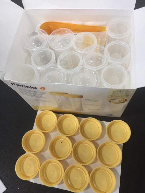 Photo 2 of Medela Breast Milk Freezing & Storage 80 ml Container - 12 Pack
