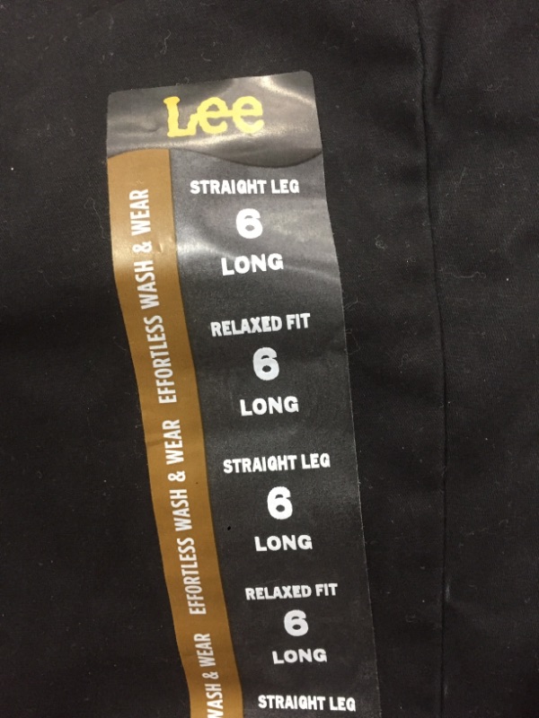 Photo 3 of Lee Women S Relaxed Fit Straight Leg Pant,6 Long
