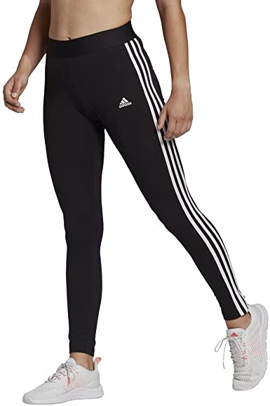 Photo 1 of adidas Women's LOUNGEWEAR Essentials 3-Stripes Leggings, Large