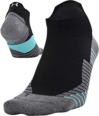 Photo 1 of Under Armour Adult Run No Show Tab Socks, 1-Pair.Size (4-8M) (6-9W)
