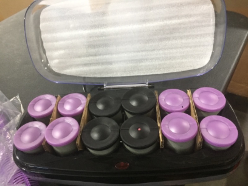 Photo 3 of Conair Jumbo and Super Jumbo Ceramic Hot Rollers, Bonus Super Clips Included (Amazon Exclusive)
