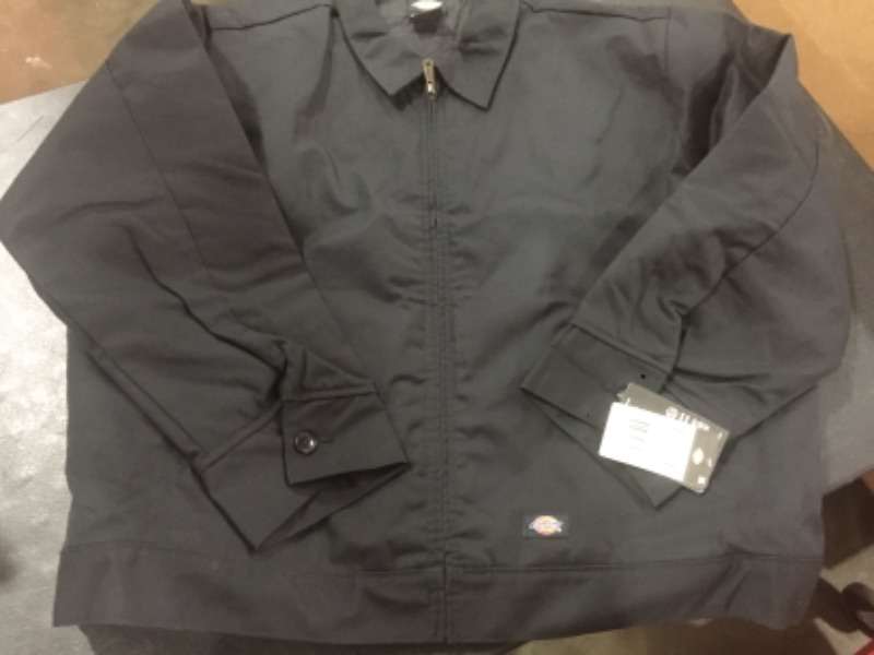 Photo 2 of Dickies Men's Insulated Lined Eisenhower Jacket Style # TJ15 Black, 3XL
