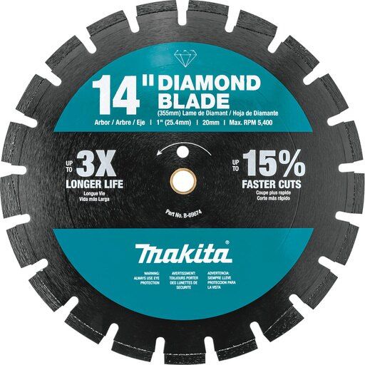 Photo 1 of 14" Diamond Blade, Segmented, Dual Purpose
