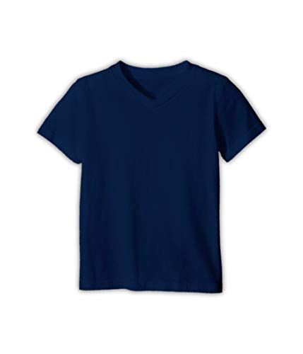 Photo 2 of Andrew Scott Boys'12 Pack V Neck T Shirt Cotton Color Undershirts - Bonus Pack of 12 (L 10-12, 12 Pack- Black/Grey/Navy)
