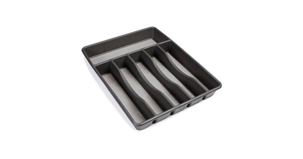 Photo 1 of Rubbermaid Silverware Organizer Large Grey
