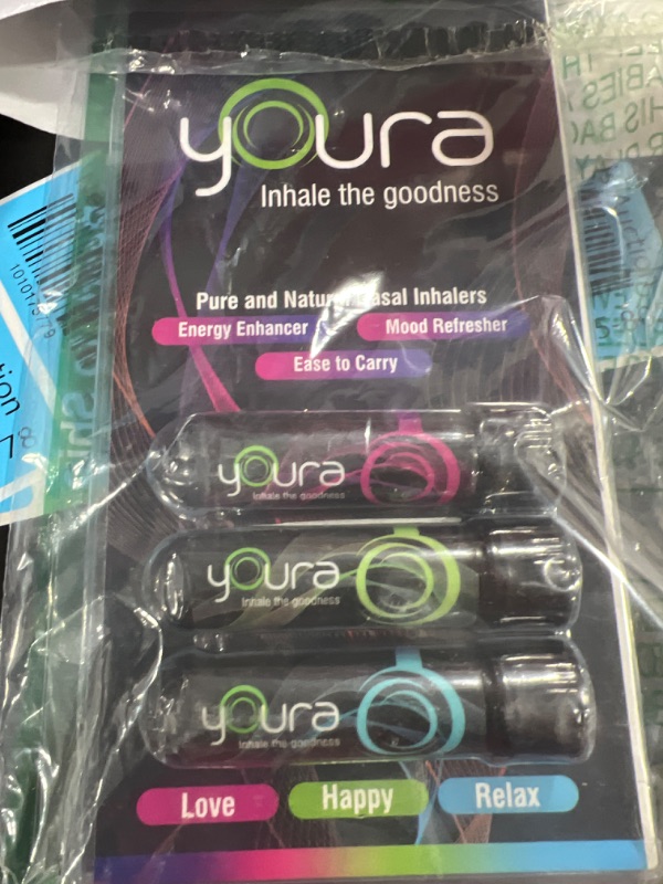 Photo 1 of Aromatherapy Nasal Inhaler | Smell Training Kit, Made with 100% Natural Essential Oils, Rose, Jasmin, Lavender, Vanilla, Eucalyptus, Peppermint, Menthol and Mint Oils
