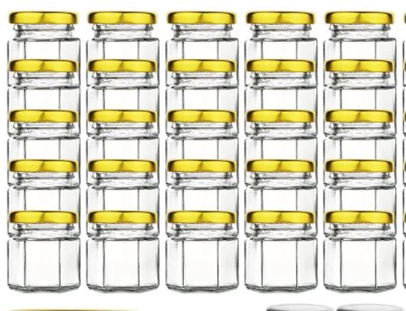 Photo 1 of 24 Pack Glass Mason jars With Regular Mouth Lids, Perfect Containers for Jam, Honey, Candies,Wedding Favors, Decorations, Baby Foods