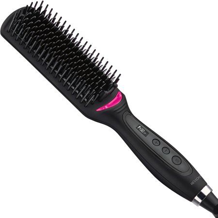 Photo 1 of Revlon Pro Collection Extra Long Hair Straightening Brush Black
