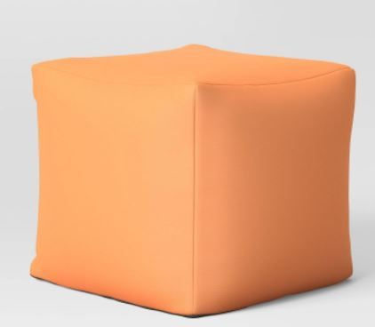 Photo 1 of 18" x 18" Outdoor Pouf - Room Essentials™


