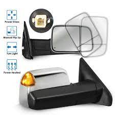 Photo 1 of Chrome Power Heated Towing Mirrors With Turn Signal For 2002-2008 Dodge Ram 1500--- left