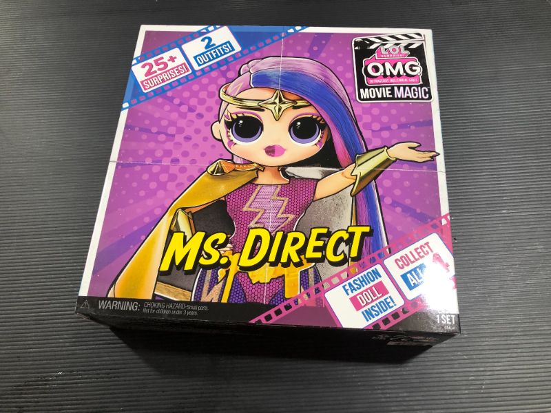 Photo 2 of L.O.L. Surprise! O.M.G. Movie Magic Ms. Direct Fashion Doll with 25 Surprises & 2 Outfits
