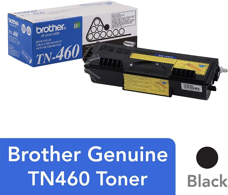 Photo 1 of Brother TN-460 DCP-1200 1400 FAX-4750 5750 8350 HL-1030 P2500 MFC-8300 8500 Toner -Cartridge (Black) in Retail Packaging