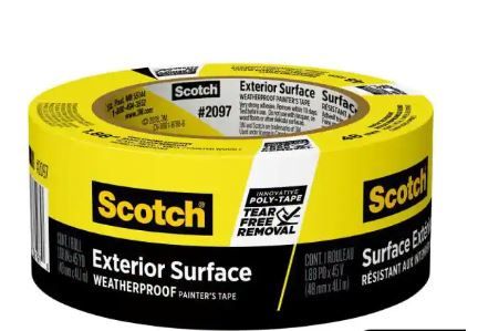 Photo 1 of 3M
Scotch 1.88 in. x 45 yds. Exterior Surfaces Painter's Tape