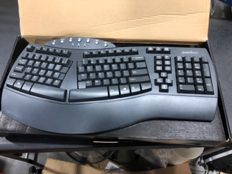 Photo 2 of Perixx Periboard-612 Wireless Ergonomic Split Keyboard with Dual Mode 2.4G and Bluetooth Feature