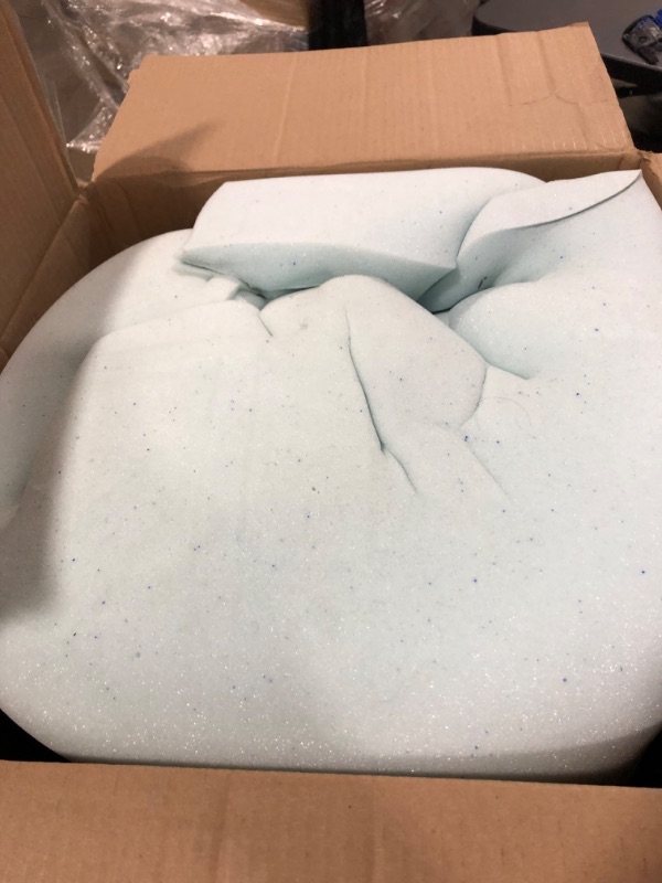 Photo 1 of 3 Inch Swirl Gel Cooling Memory Foam Mattress Topper 
unknown size