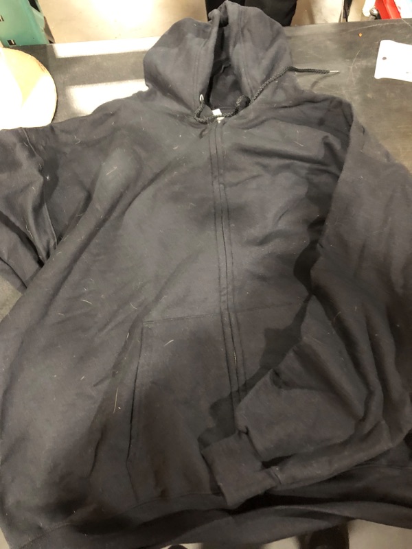 Photo 2 of Hanes Men's Full-Zip Eco-Smart Hoodie
2X