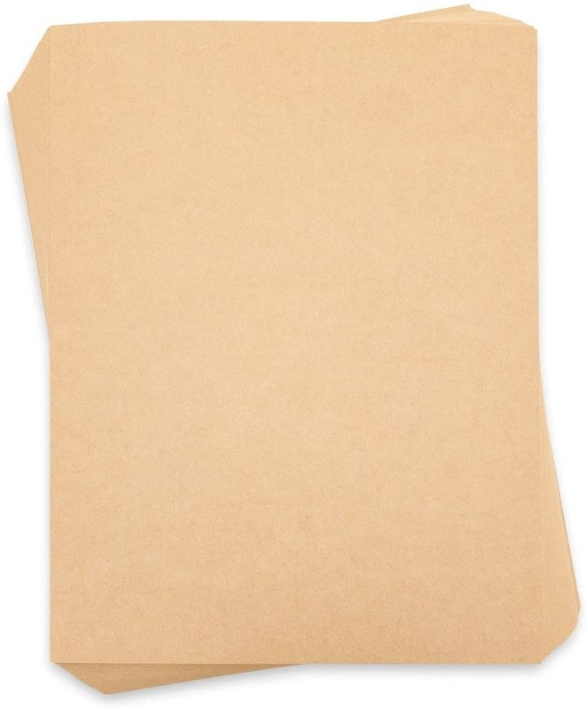 Photo 1 of 96 Cardstock Kraft Paper Sheets for Crafts, Invitations, Menus (8.5 x 11 In)
