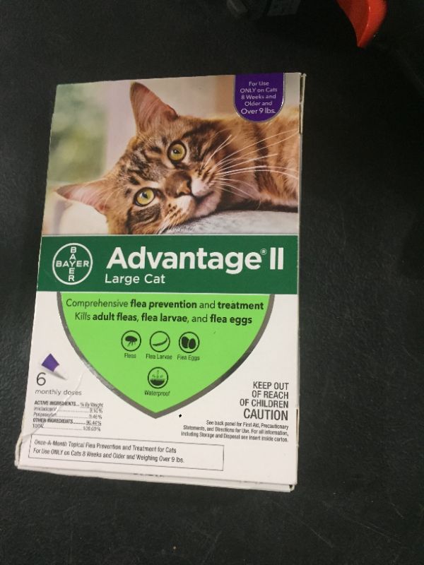 Photo 2 of Advantage II Flea Prevention and Treatment for Large Cats, Over 9 Pounds
