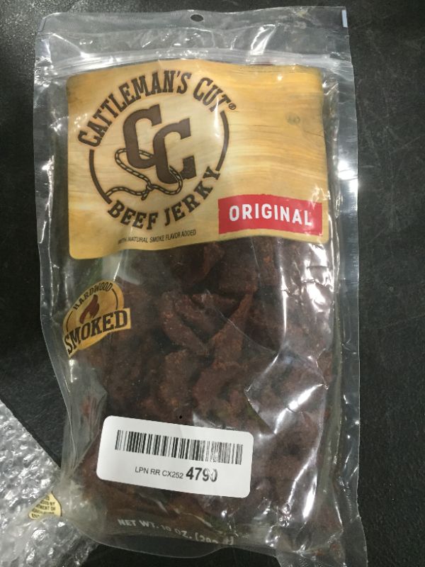 Photo 2 of Cattleman's Cut Original Beef Jerky, 10 Ounce
