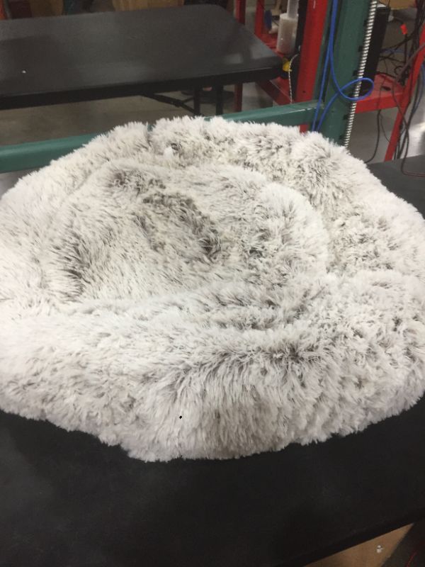 Photo 3 of Best Friends by Sheri The Original Calming Donut Cat and Dog Bed in Shag Fur, Machine Washable, High Bolster, Multiple Sizes S-XXL
