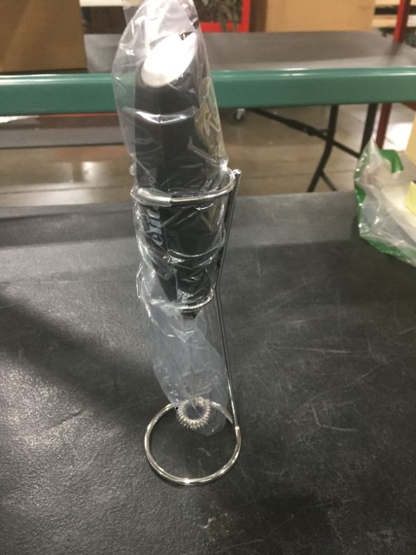 Photo 1 of Double Whisk Milk Frother Handheld with Foamer Cup, Upgrade Motor, High Powered Drink Mixer for Coffee, Foam Maker