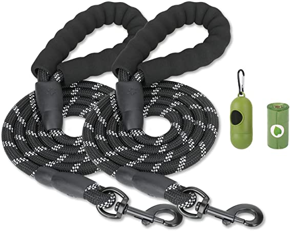 Photo 1 of Dewys 5 Ft Heavy Duty Dog Leash with Reflective Threads and Comfortable Padded Handle for Medium and Large Dog
