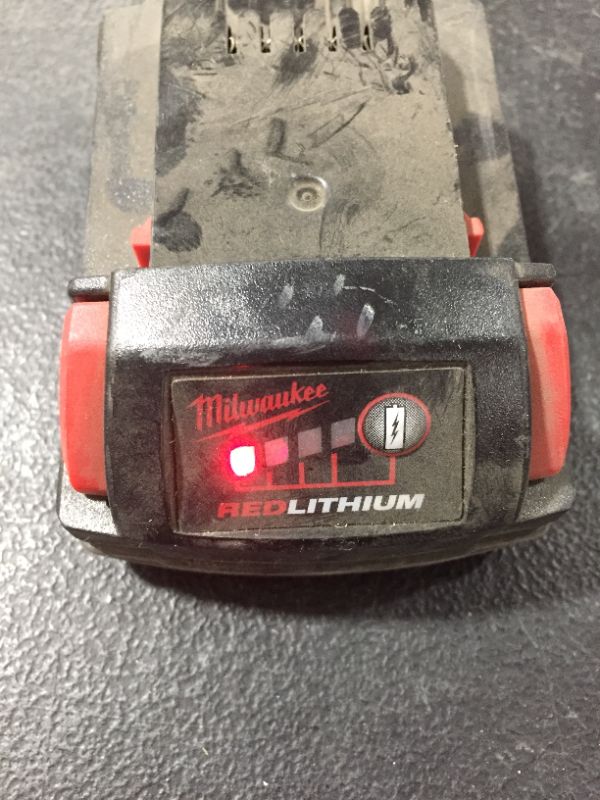 Photo 3 of Milwaukee M18 1.5 Ah 18V Red Lithium Ion Battery 48.11.1815 for Impact Drill