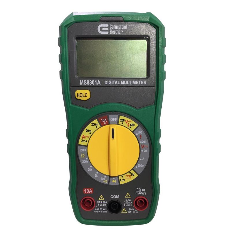 Photo 1 of Commercial Electric Manual Ranging Multimeter
