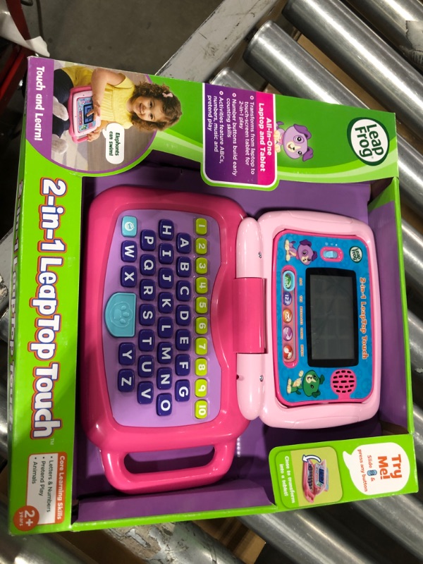 Photo 2 of LeapFrog 2-in-1 LeapTop Touch, Pink
