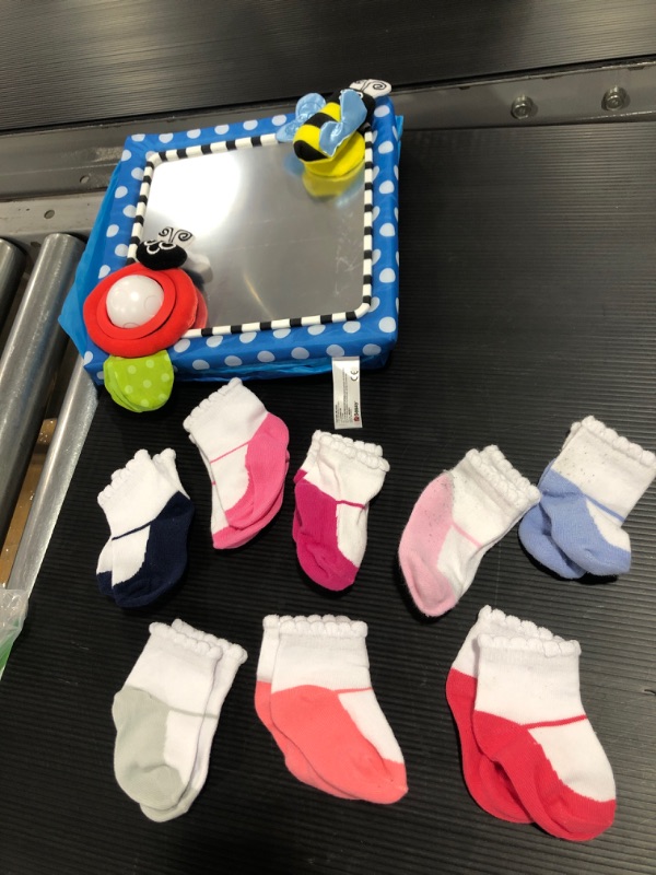 Photo 1 of Baby toy and socks for new born 1-6 months 