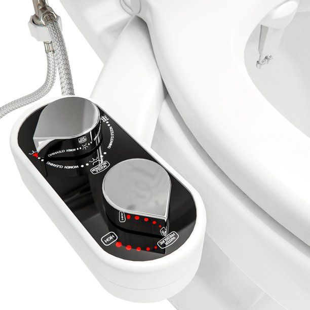 Photo 1 of Clear Rear Bidet Attachment for Toilet Seat Self Cleaning Nozzle Fresh Water Sprayer Non-Electric Mechanical Tushy Bidet Adjustable Water Pressure
