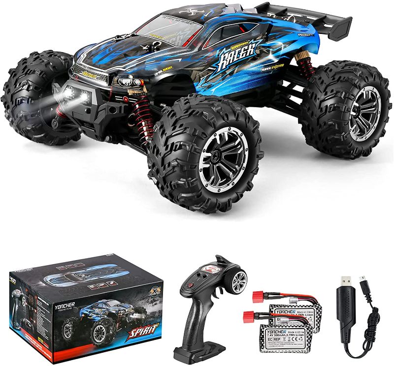 Photo 1 of YONCHER YC100 RC Cars, 1:20 Remote Control Car High Speed 30+km/h, 4WD Hobby Grade All Terrain 4X4 Waterproof Off Road RC Truck, Fast RC Cars for Adults with 2 Batteries for Boys
