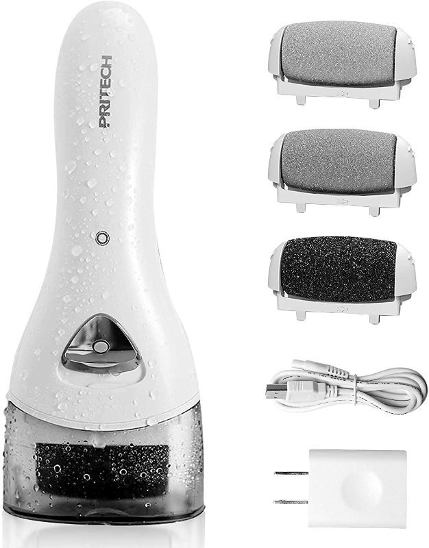 Photo 1 of Electric Feet Callus Removers Rechargeable,Portable Electronic Foot File Pedicure Tools, Electric Callus Remover Kit,Professional Pedi Feet Care for Dead,Hard Cracked Dry Skin Ideal Gift
