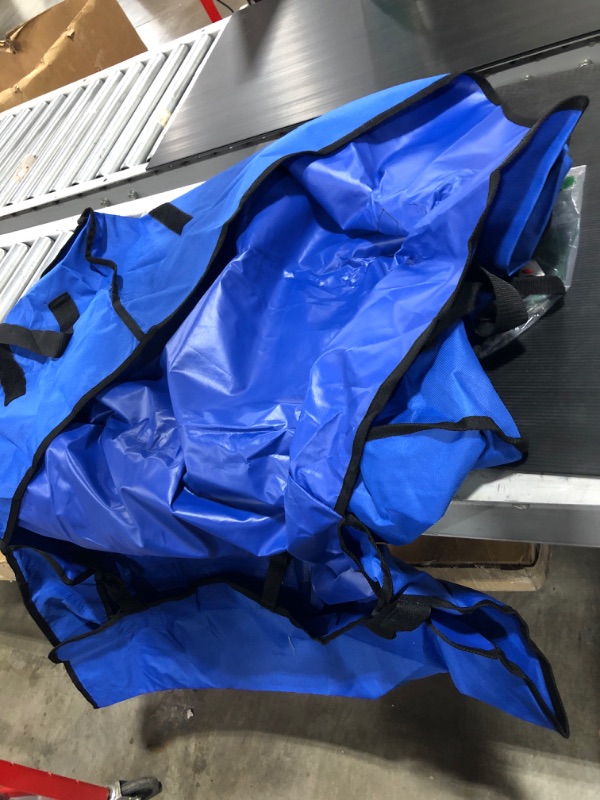 Photo 2 of Blue plastic inside duffle bag 