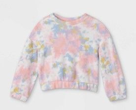 Photo 1 of Toddler Girls' Soft Fleece Pullover Sweatshirt - Cat & Jack™ 2 Pack Size Medium 7/8