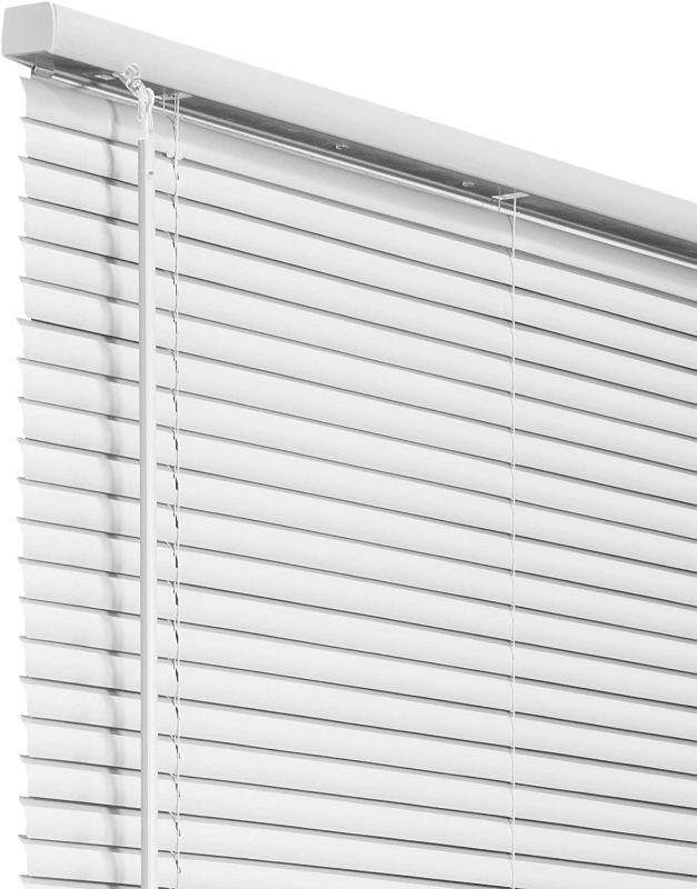 Photo 1 of CHICOLOGY Blinds for Windows , Mini Blinds , Window Blinds , Door Blinds , Blinds & Shades , Camper Blinds , Mini Blinds for Windows , Horizontal Window Blinds , Gloss White, 31" W X 48" H
